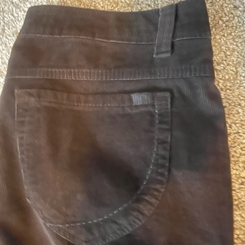 Nine West Corduroy Dark Brown Wide Leg Pants, sz 10 - Picture 10 of 11